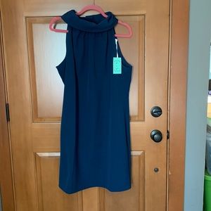 NWT Navy button back dress
